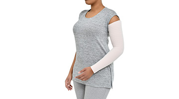 Absolute Medical Inc. - JOBST Relax is a custom-made flat-knit night compression  garment that complements recommended day-time lymphedema therapy. Designed  to maintain edema reduction and counteract fluid accumulation at night,  users will